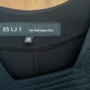 Black long sleeve barbara bui dress size 36/small